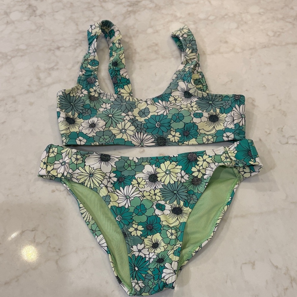 Full Tilt Floral Kids Swim Set